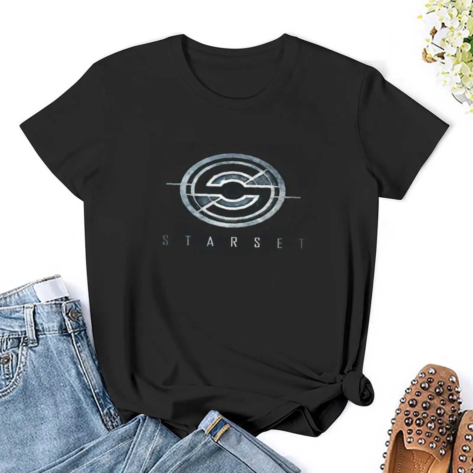 Фото Starset rush,Starset judas священник, новый дизайн Starset, распродажа Starset, трендовая футболка Starset, летний топ, женская одежда №5