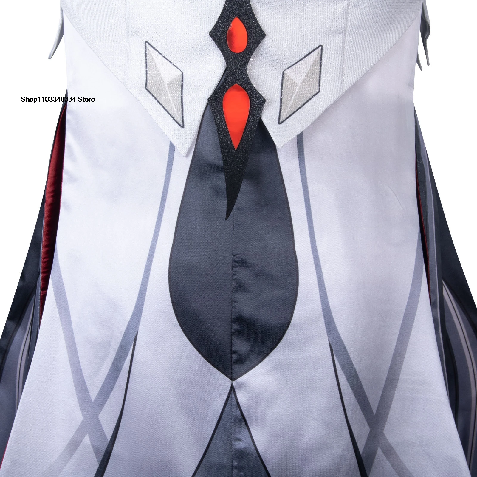 Фото Костюм для косплея Arlecchino The Knave Genshin Impact Fatui Harbinger набор париков, костюм служанки Snezhnaya на Хэллоуин для женщин №4