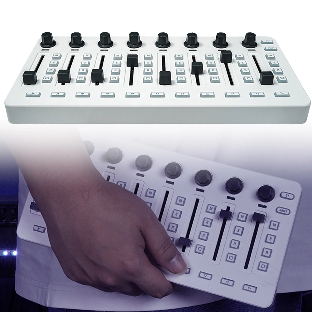 Беспроводная микшерная консоль MIDI для бесшовной интеграции с цифровыми аудио рабочими станциями и легкой настройкой