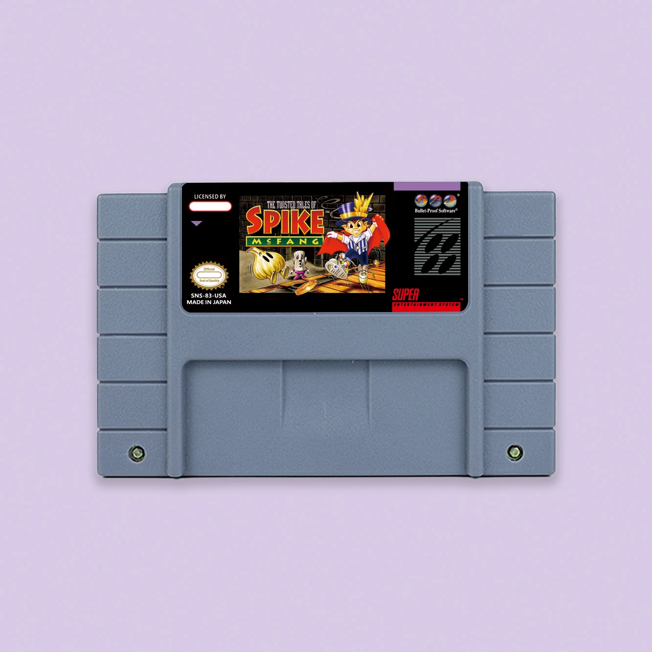 Ролевая игра Twisted Tales of Spike McFang для 16-битной игровой карты SNES с картриджем для видеоконсолей США NTSC или EUR PAL