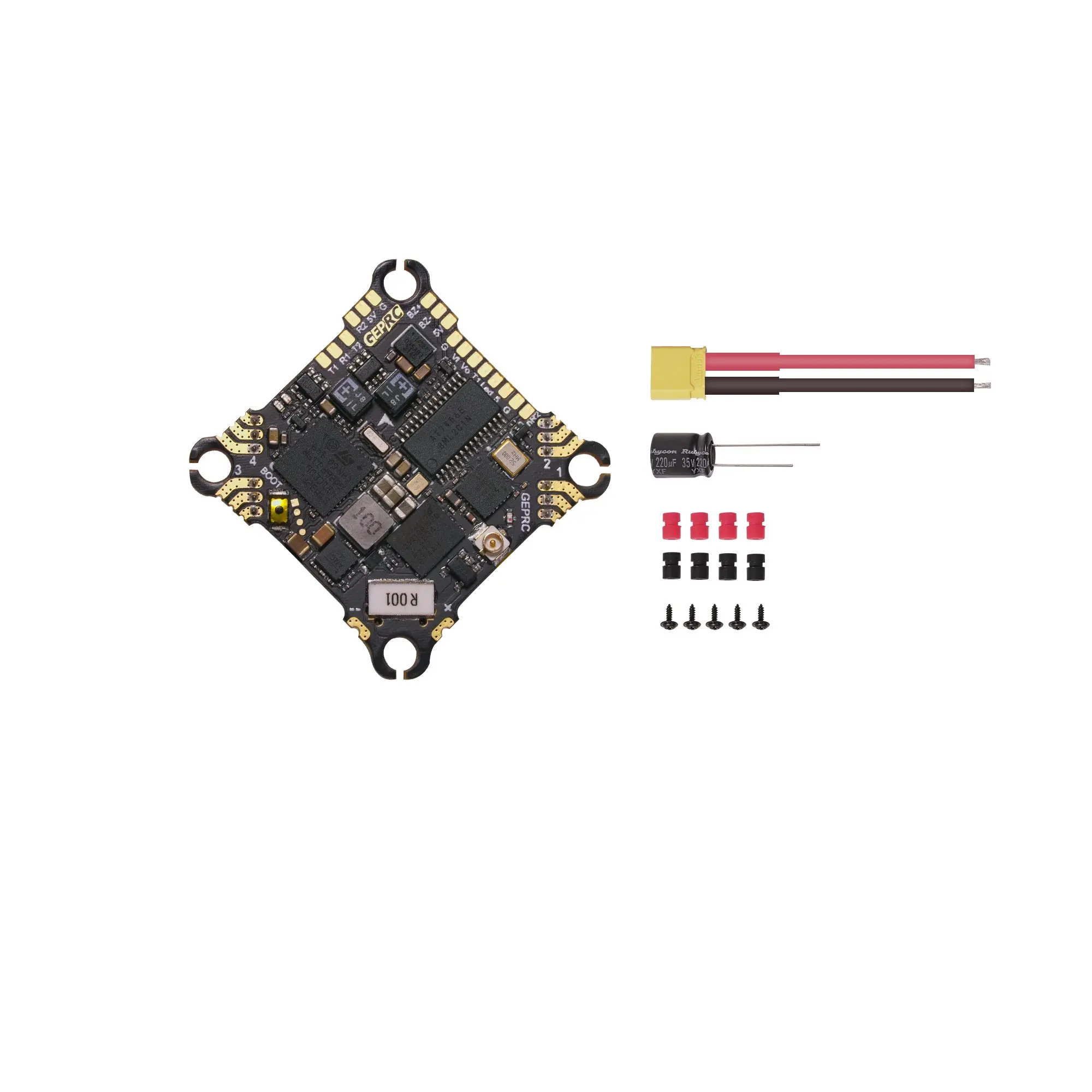 GEPRC TAKER F411 8Bit 12A AIO управление полетом 4IN1 ESC 2-4S 25.5X25.5MM встроенный/без ELRS для TinyGO FPV MINI RC дрона
