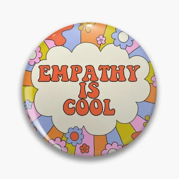Empathy Is Cool The Peach Fuzz Мягкая булавка на пуговицах Декор для влюбленных Женская забавная модная булавка на лацкан Брошь для шляпы Мультяшная одежда Милый значок