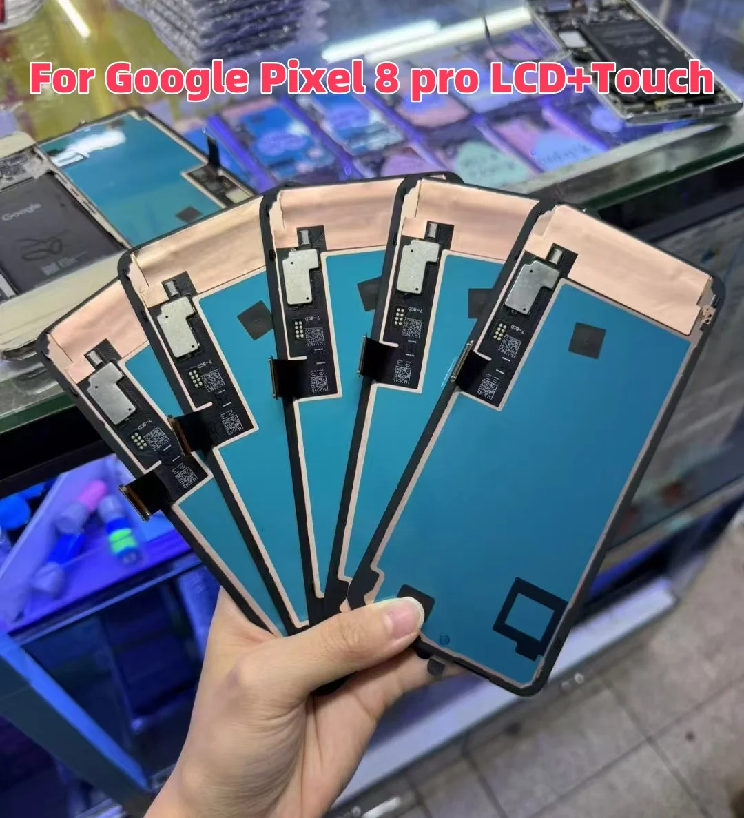 6,7-дюймовый протестированный ЖК-дисплей для Google Pixel 8 Pro для AMOLED Google Pixel 8 Pro GC3VE G1MNW ЖК-дисплей с цифровым преобразователем сенсорного экрана в сборе
