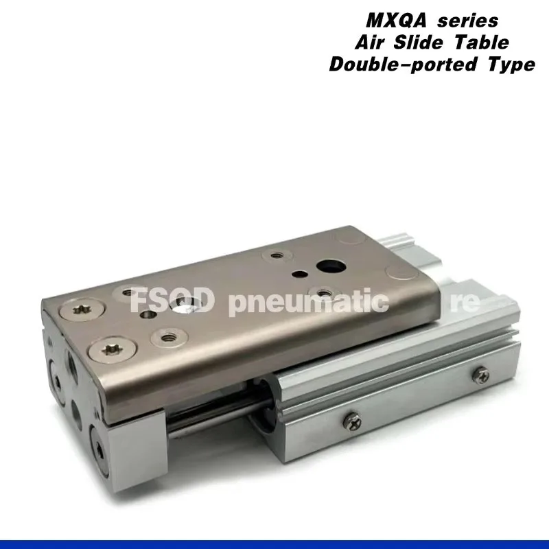 Фото MXQ6A,MXQ8A,MXQ12A-10,20,30,40,50,75,100 ZA,ZD,ZB,ZE,ZC,ZF,ZG,ZH,FSQD,Air Slide Table Двухпортовый тип, серия MXQA №3