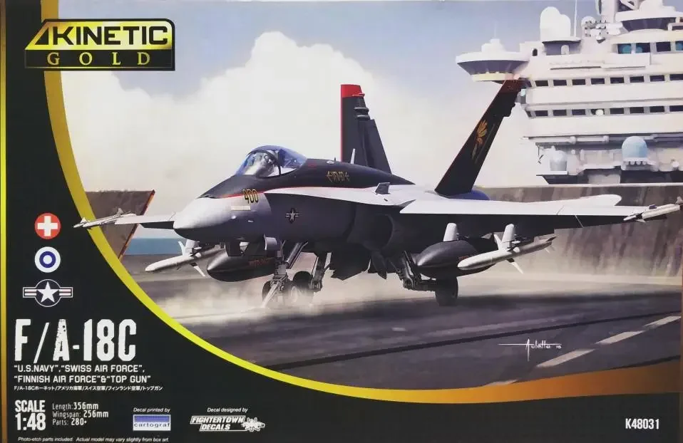 KINETIC K48031 1/48 «Американский темно-синий» F/A-18C — набор масштабной модели
