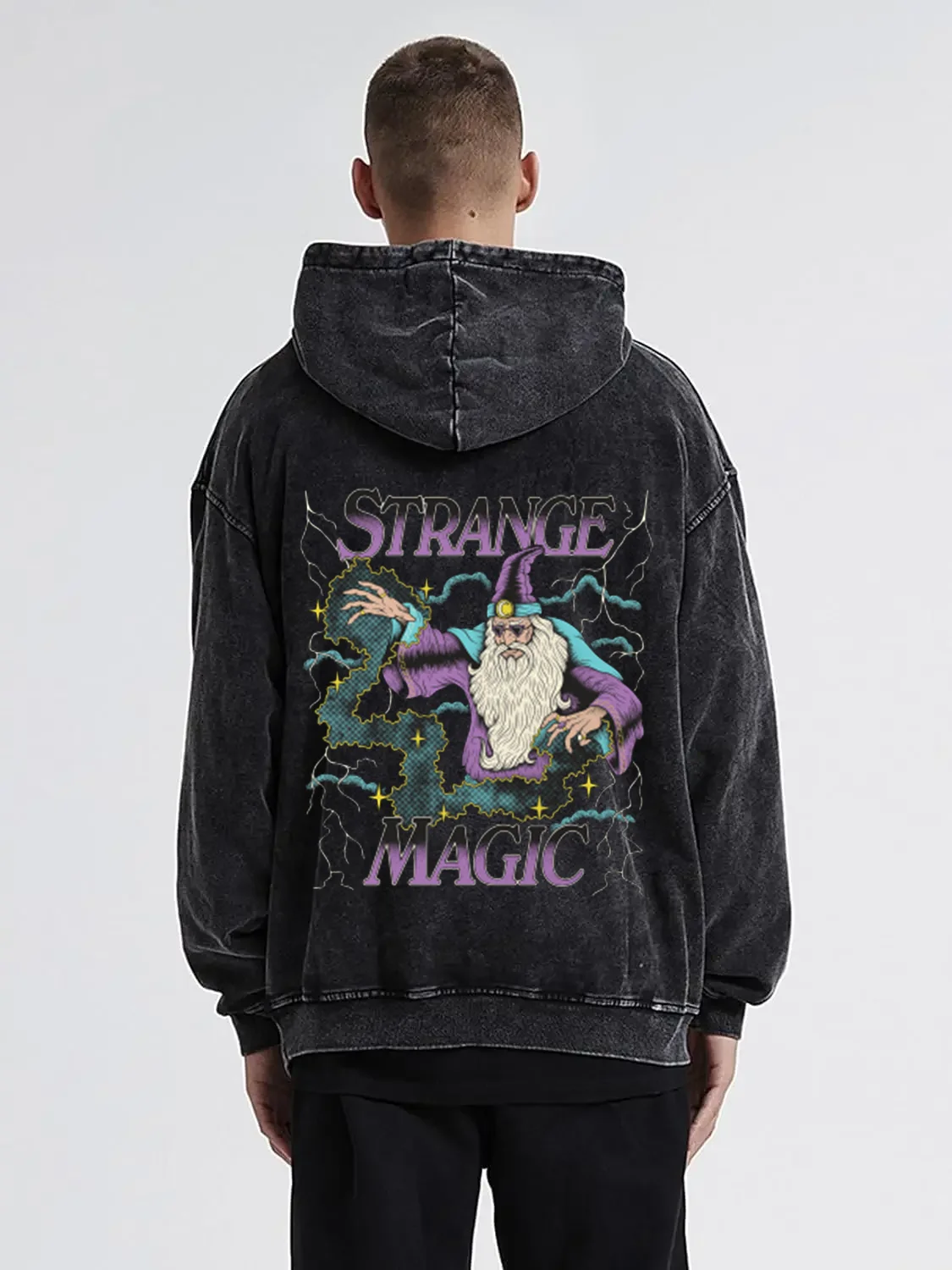Magic Wizard Новые толстовки для мужчин и толстовки для мужчин, оригинальные бренды, мужская толстовка, женская толстовка с капюшоном Y2k, рубашка с капюшоном, капюшон Kanye