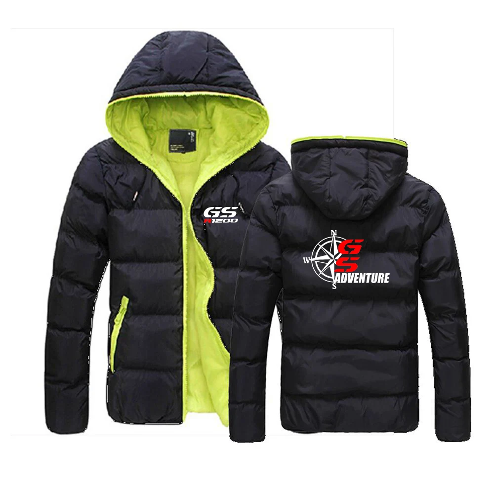 2024 Осенне-зимние мотоциклетные куртки R 650 800 1150 1200 GS Adventure с принтом, мужские стеганые куртки с хлопковой подкладкой, повседневные стеганые куртки с цветными блоками