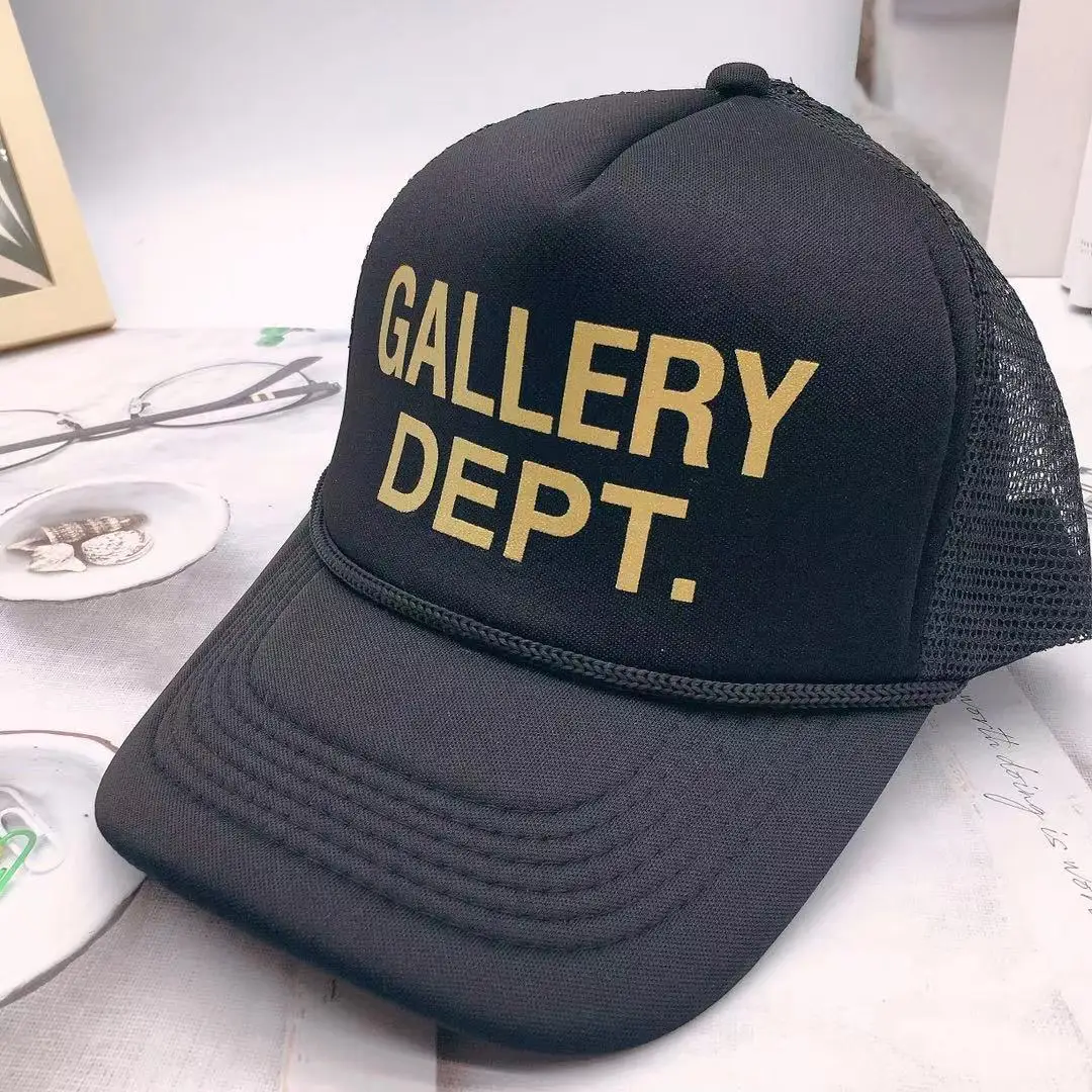 Бейсболка GALLERY DEPT Tide для мужчин и женщин, сетчатая Кепка-тракер с граффити в уличном стиле, повседневная Кепка с надписью (art.: 3920c1646ddb2) - 3920c1646ddb2