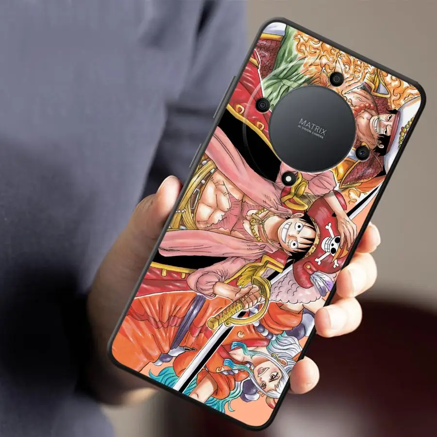 Чехол для Honor 8X 200 400 Lite X8 90 X5b 70 Magic5Lite X6 X7 X9a, черный мягкий чехол для телефона One Piece Nami Luffy (art.: 3920d15bd06af) - 3920d15bd06af