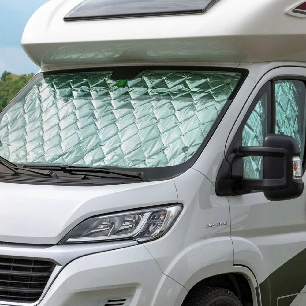 Фото Автомобильный солнцезащитный козырек для Fiat Ducato/Peugeot Boxer/Citroen, реле, солнцезащитные козырьки на лобовое стекло автомобиля, 7-слойный чехол, водонепроницаемая защита от ультрафиолета №3