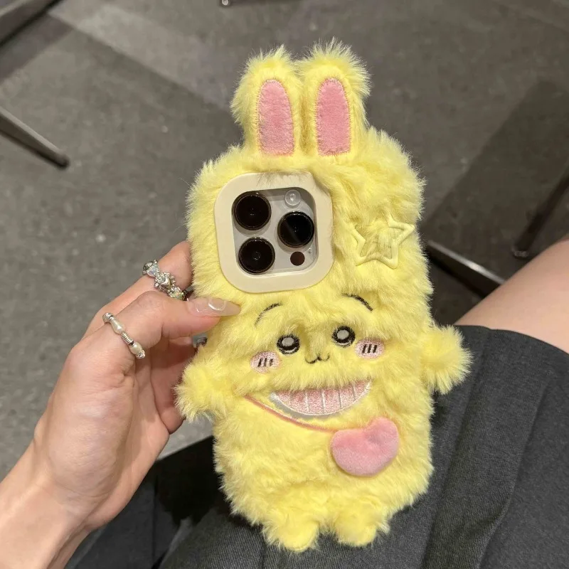 3D Kawaii новый милый чехол для мобильного телефона Chiikawa Usagi Hachiware аниме Apple серии мультфильм осень и зима против падения сладости