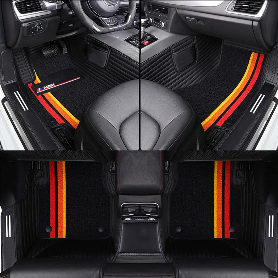 Автомобильный напольный коврик премиум-класса для Mercedes-Benz A B C E G R V S класс Автомобильная защита аксессуары для интерьера изготовленный на заказ Стайлинг автомобиля