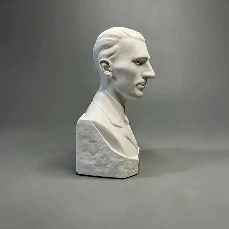 Никола Тесла физическая модель гипсовая скульптура бюст книжный шкаф настольный орнамент подарок ремесла гипсовые статуи портрет гессо (art.: 3920d01a29d6a) - 3920d01a29d6a