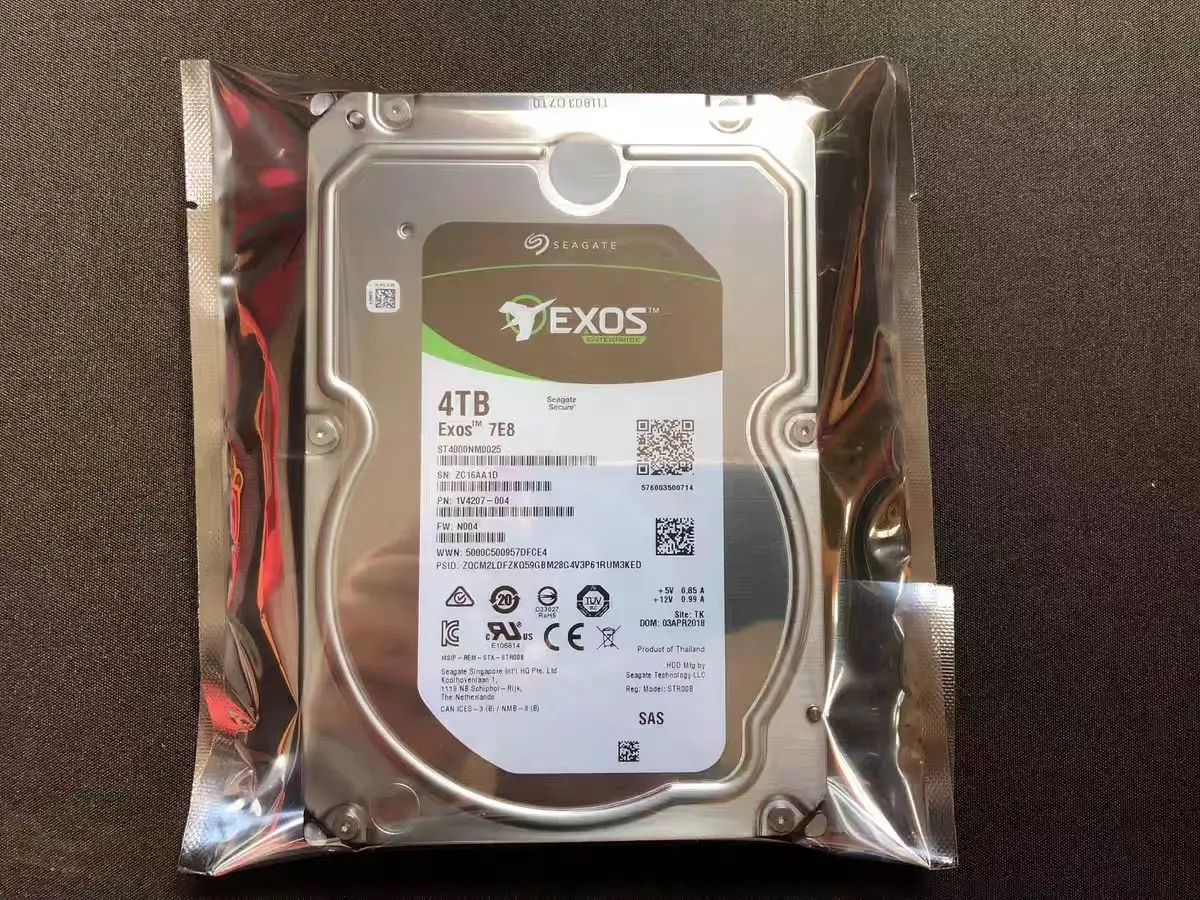 ST4000NM0025 1V4207-004 для жесткого диска Seagate 4 ТБ, 7,2 тыс. об/мин, 12 Гбит/с, 3,5 дюйма, SAS HDD