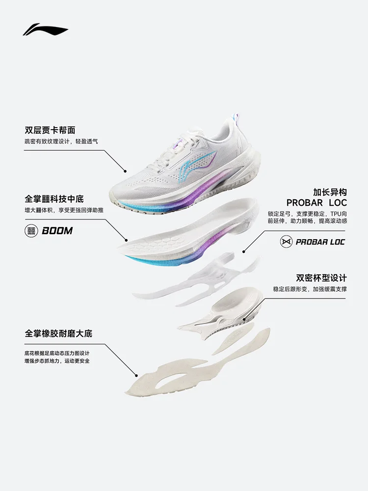 Фото Li Ning Wushi 5s 5.0 Кроссовки Женская профессиональная спортивная обувь для физических испытаний №5