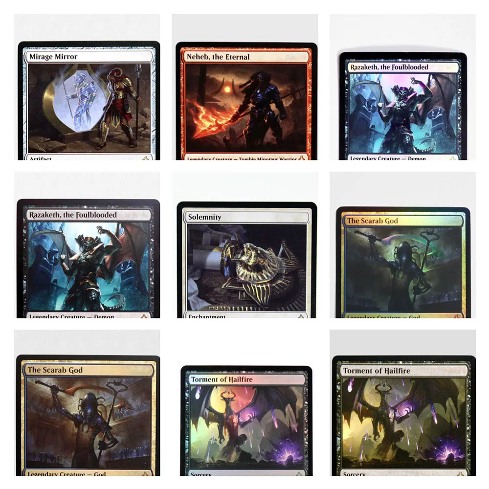 HOU TCG Волшебные прокси-карты Качество игры Прокси Игральные карты Сборная доска торговое торжество мираж Игра Коллекционные карты Прокси