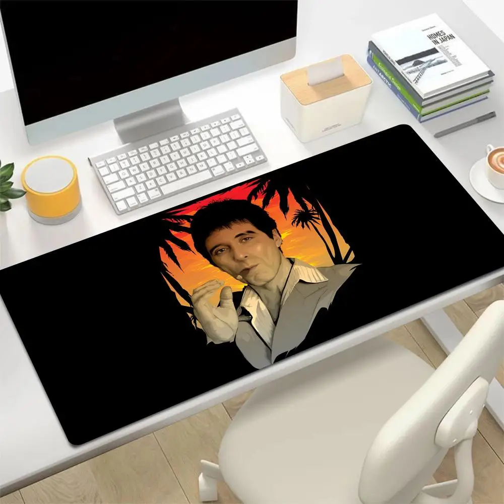 Коврик для мыши S-Scarface Movie, большой резиновый коврик для мыши, игровой стол, коврик для клавиатуры, резиновый ковер, коврик для мыши для ноутбука