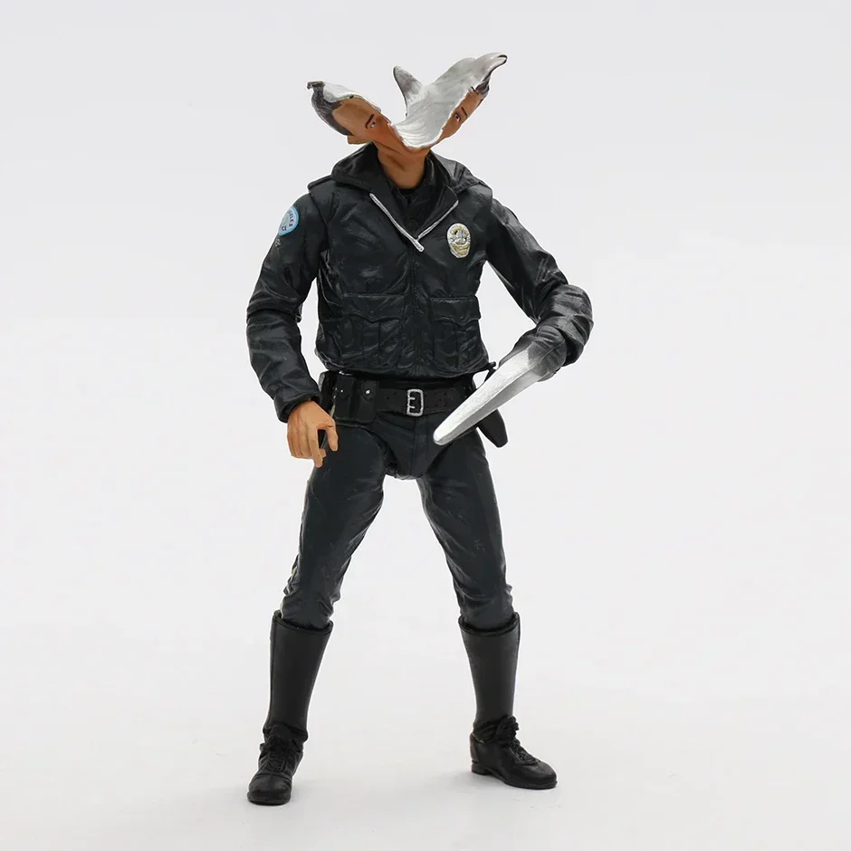 Фото NECA T-1000 экшн-фигурка для мотоциклиста Cop Terminator 2, коллекционная фигурка в масштабе 7 дюймов №5