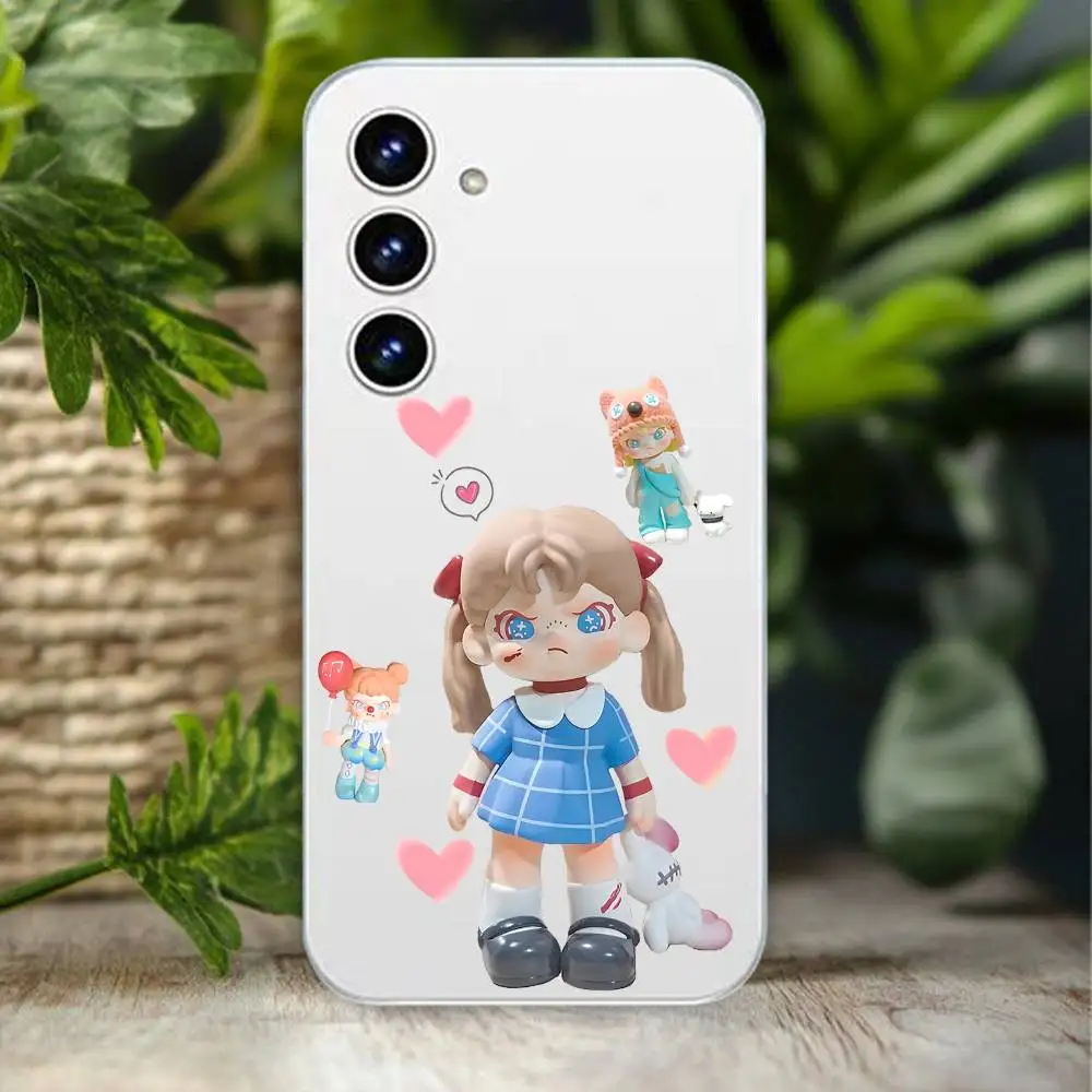 Фото Cute D-Dora Phone Case For Samsung Galaxy A52 A12 A51 S21 Edge S22ULTRA S23 S20LITE Plus Ultra Transparent Cover №4