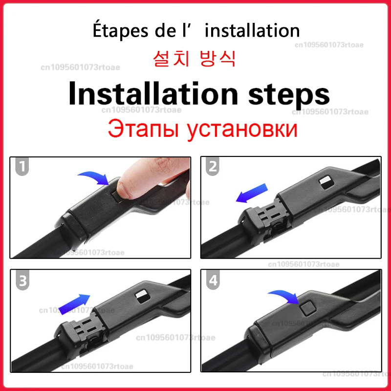 2 шт. для Chery Chirey Exeed VX 2021 2022 2023 щетки переднего стеклоочистителя щетки для лобового стекла автомобильные аксессуары 24 + 17 (art.: 3920cc91877d8) - 3920cc91877d8