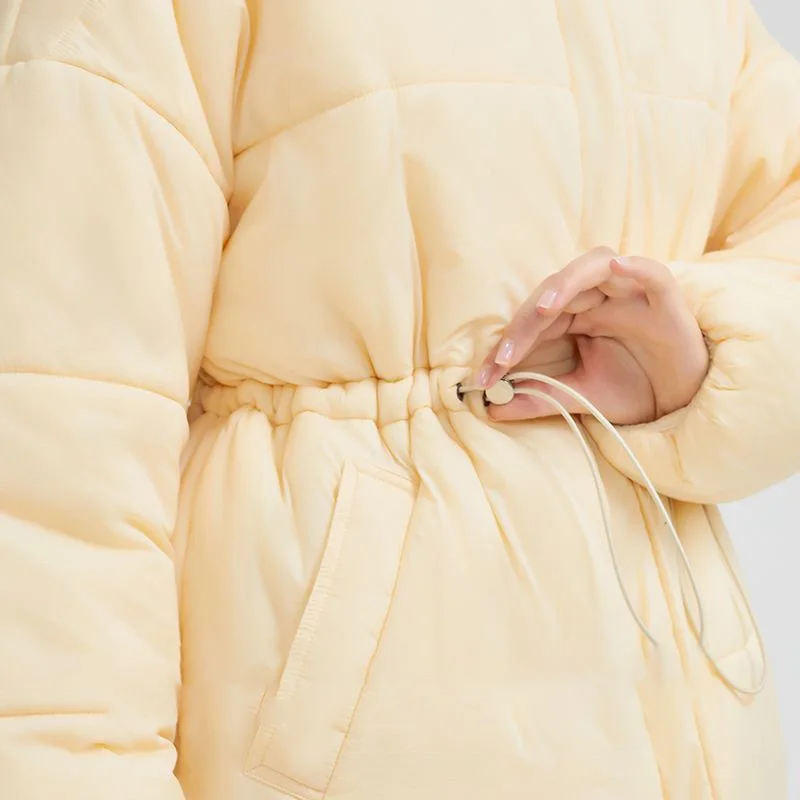 Фото Youpin Supield Aerogel Thermal 2022 Winter Down Cotton Jacket Women Zipper Shaping Coat Female Solid Warm Puffer Parkas Clothing №5
