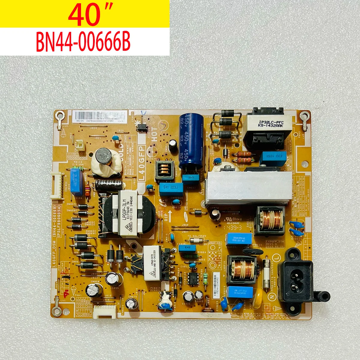 Плата питания BN44-00666B L40GFP_DSM для телевизора UA39EH5003M UA39EH5003R UA39EH5003W UA39FH5003R UA40EH5000M UA40EH5000R UA40EH5000W Светодиодная подсветка