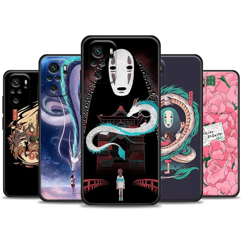 Чехол для телефона Xiaomi Redmi Note 11, 10, 9, 8 Pro, 9S, 8A, 10S, 11S, чехол для студийной съемки, Spirited Away, Totoro, для Redmi Note 8Pro, 10Pro