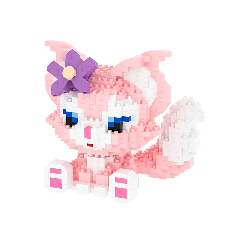 Фото MINISO My Melody, совместимая с Lego, мультяшная кукла, микропарасти, строительные блоки, сборка головоломок, мультяшный мальчик и девочка №5