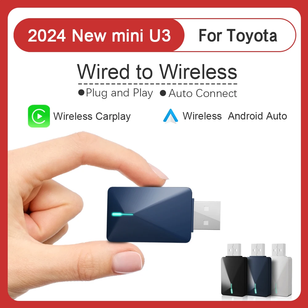 2024 ГОРЯЧИЙ Honda Wireless CarPlay Android Автомобильный беспроводной адаптер Plug and Play Smart Mini Box WiFi Быстрое подключение Универсальный Bluetooth