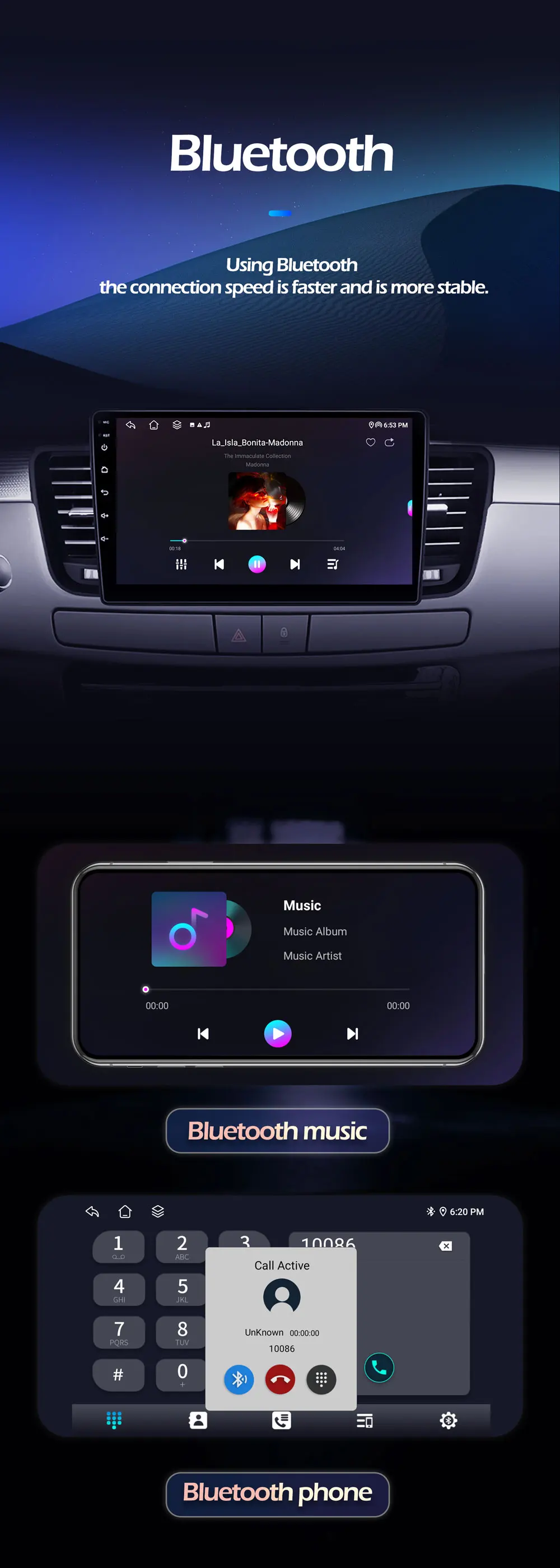 Фото Беспроводное радио CarPlay Android Auto для Volkswagen VW Passat B6 B7 CC Tiguan Touran GOLF POLO 5G Автомобильный мультимедийный GPS №4