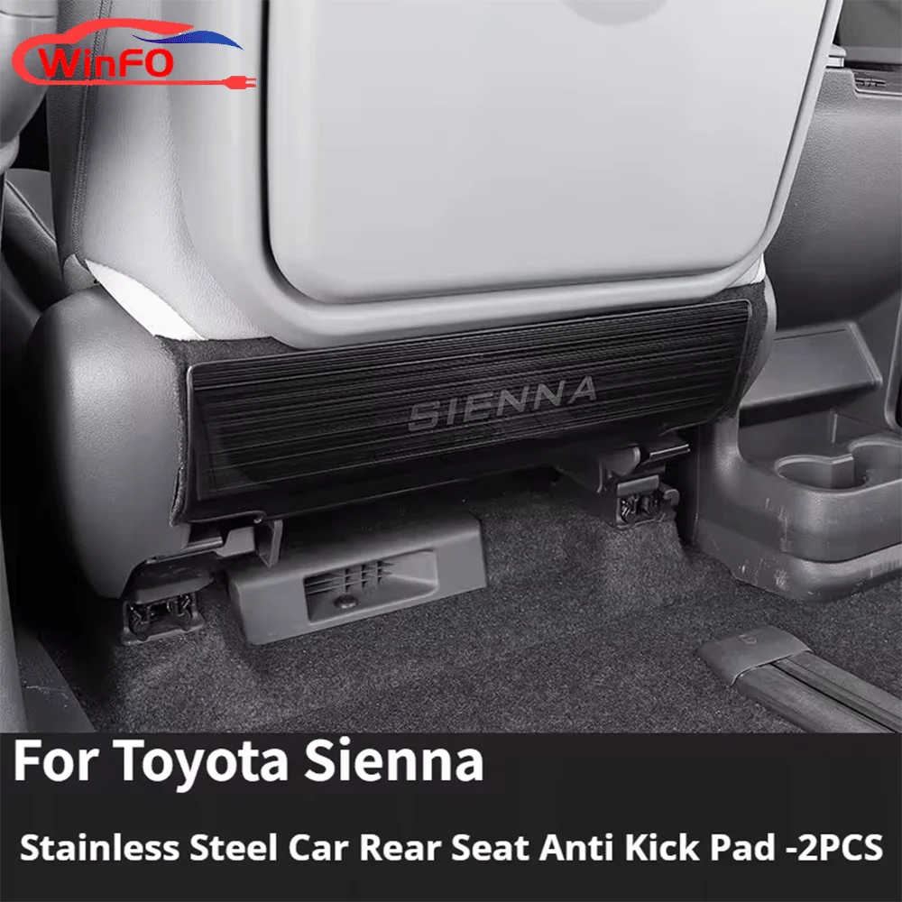 Для Toyota Sienna XL40 4th 2021 2022 Refit Автомобильный интерьер заднее сиденье анти-ударная Подушка Автомобильная передняя дверь анти-ударный коврик
