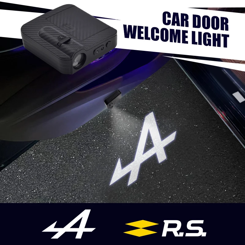 Автомобильная лампа проектора RS A Badge для Scenic Megane Koleos Arkana Espace Laguna Внутреннее освещение светодиодный подключение Беспроводные аксессуары