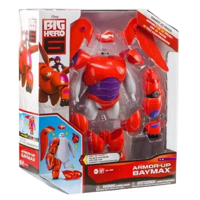 Фото Новое поступление, 16 см, мультяшный большой герой 6 Baymax Fat Man, аниме-фигурка, модель Baymax, кукла из ПВХ, детская праздничная фигурка, подарки, игрушки №2