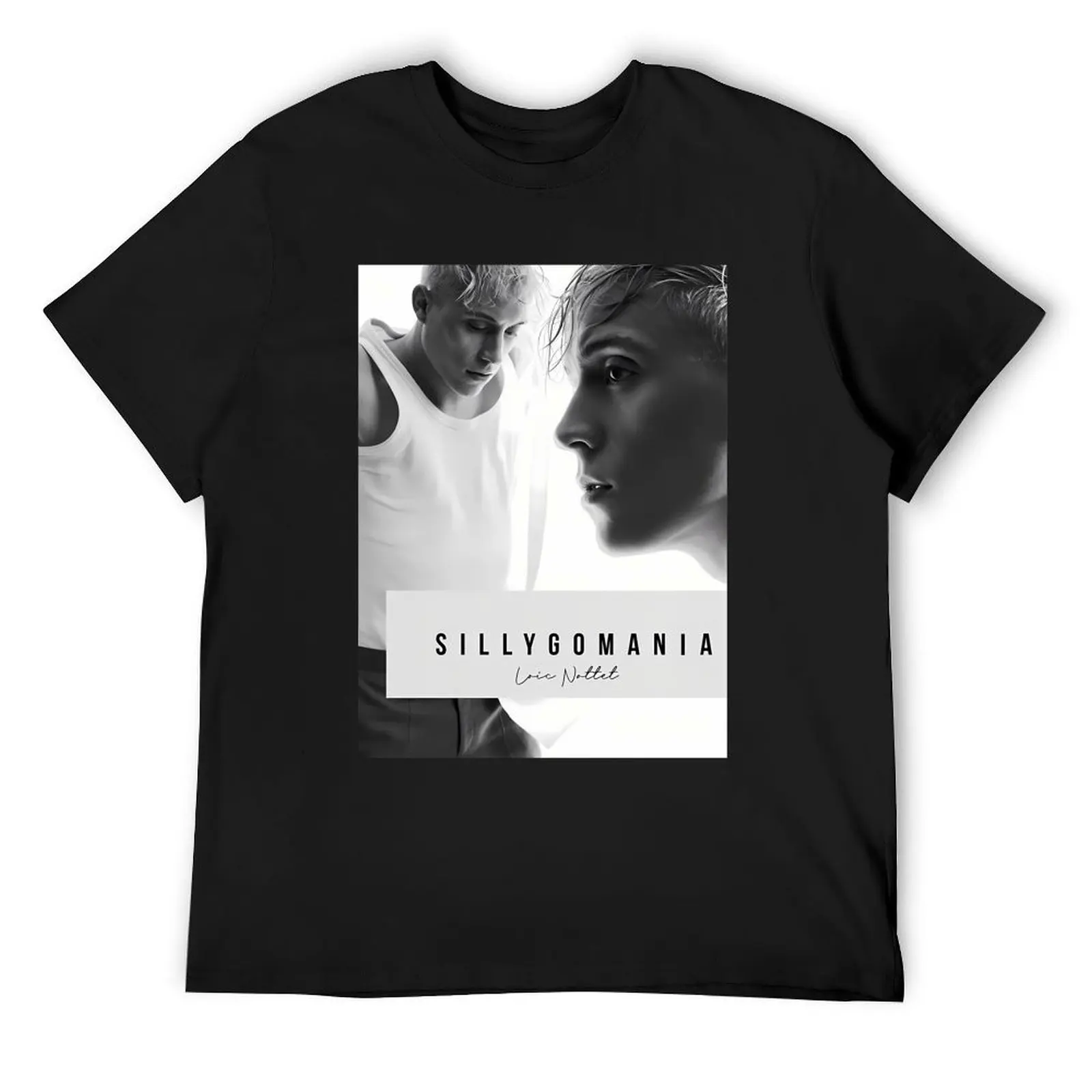 Lo?c Nottet SILLYGOMANIA BW. Футболка с рисунком, рубашка на заказ, синие арховные облегающие футболки для мужчин