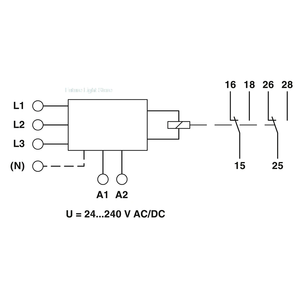 Реле контроля напряжения MD-FL-3V-400 2866064 300 В 4 кВ