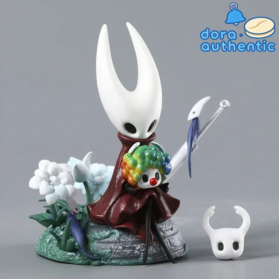 Фото Коллекционная фигурка Hollow Knight Silksong Hornet 10 см, изысканные детали премиум-класса, настольные рождественские подарки на День Благодарения №4