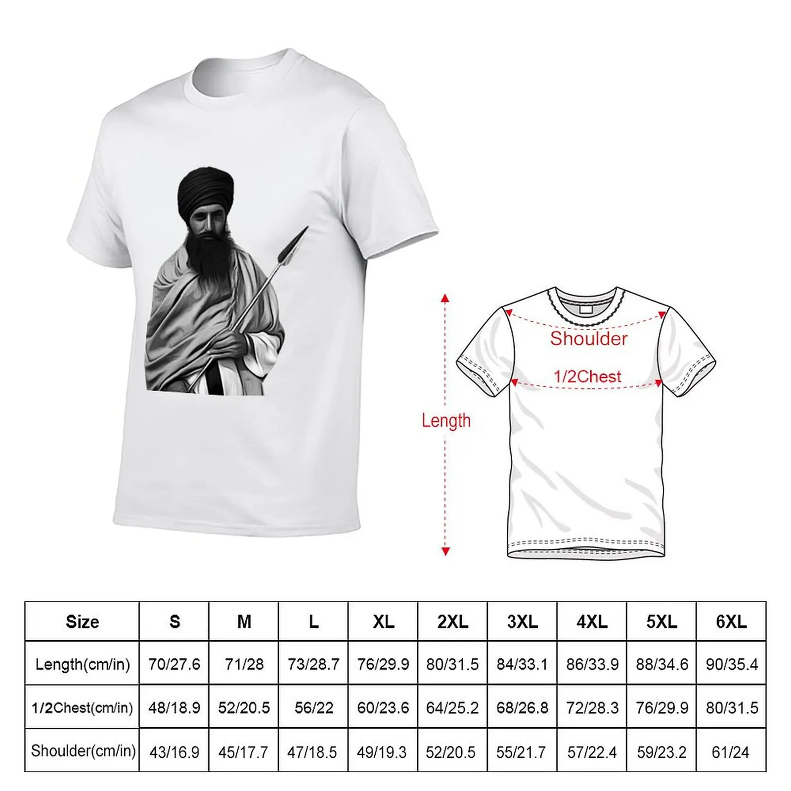 Футболка Sant Jarnail Singh Bhindranwale, незаменимая футболка, футболка с индивидуальным принтом (art.: 3920d1e40bdae) - 3920d1e40bdae