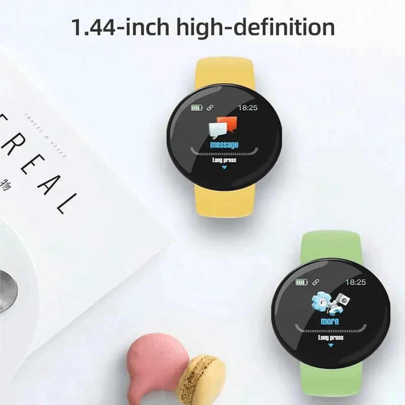 Фото Новинка, умный Браслет D18 с подсчетом шагов, модный будильник, часы, Bluetooth, музыка, фитнес-трекер, спортивные умные часы, Android Ios №5