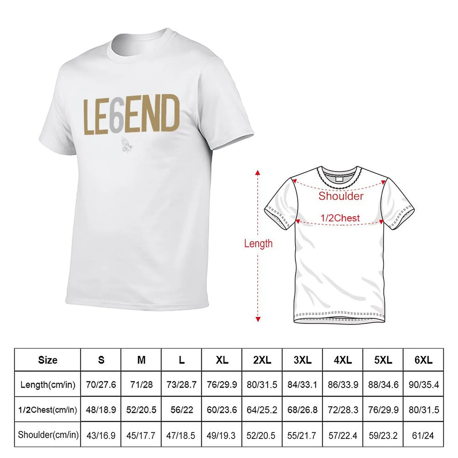 Футболка Drake Legend Six 6, OVO, мужская футболка, тяжелые хлопковые футболки для мужчин, облегающая футболка (art.: 3920d1e92185a) - 3920d1e92185a