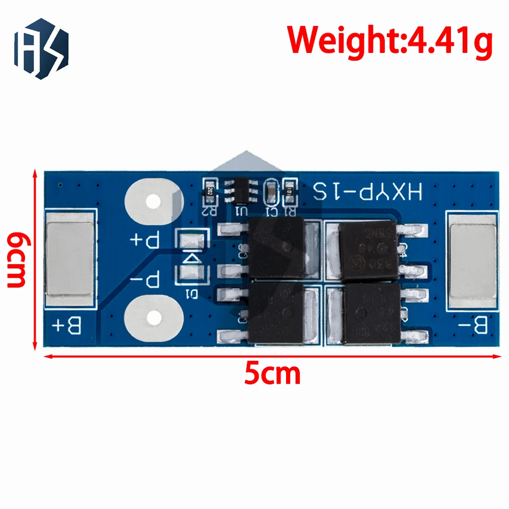 Фото Плата защиты 1S 12A/16A/24A BMS — для литиевых батарей LiFePO4 и 18650 с перезарядкой, коротким контуром и зарядкой 4,2 В №5