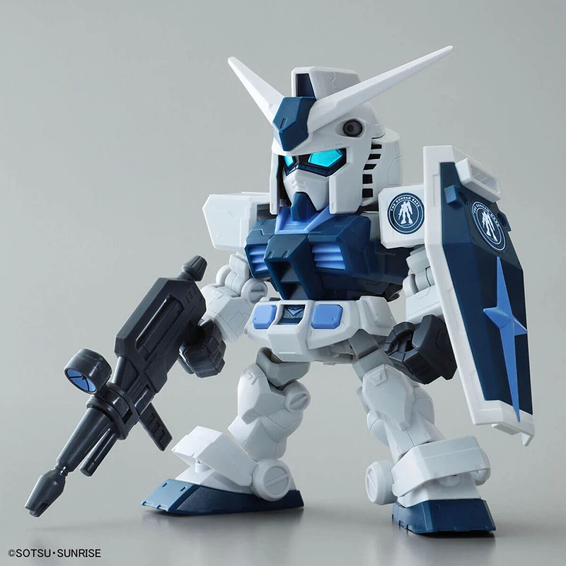 Фото В наличии ОРИГИНАЛ BANDAI GUNDAM SD RX-78-2 G-3GUNDAM CROSS ПВХ ANIME Clear Color Collection Gunpla Аниме Фигурка Игрушки для №4