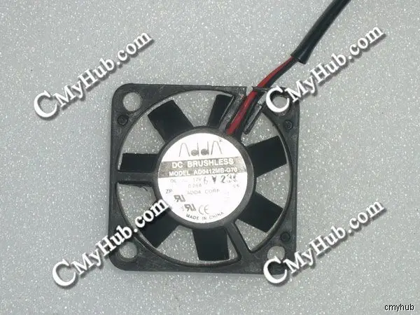 Для ADDA AD0412MB-G70 DC12V 0,08A 4010 4 см 40 мм 40X40X10 мм 2-контактный охлаждающий вентилятор