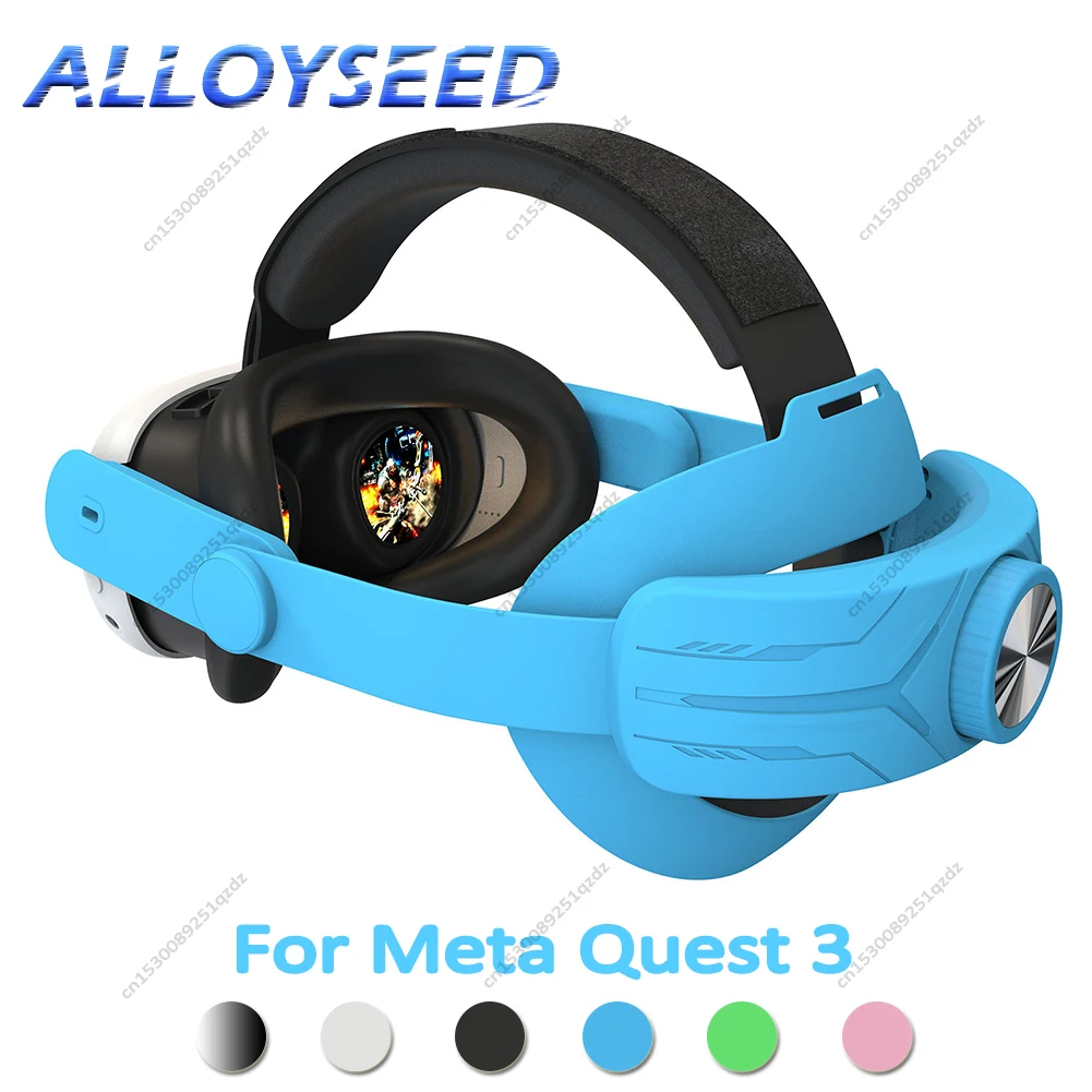 Регулируемый ремешок для головы для Meta Quest 3, гарнитура виртуальной реальности, маска для лица, регулируемый синий розовый ремешок для головы, аксессуары виртуальной реальности, женская сумка