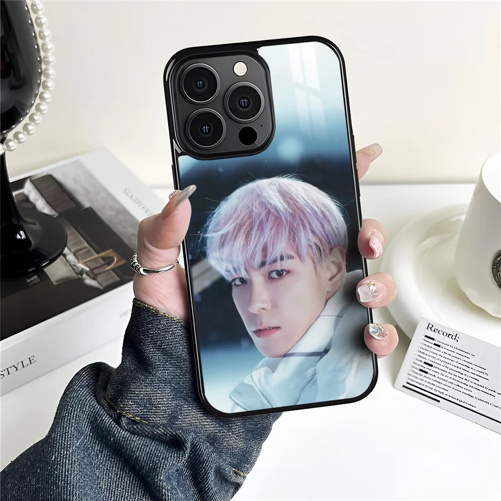 Фото K-Pop TOP C-Choi S-Seung Hyun Чехол для телефона для iPhone 16, 15, 14, 13, 12, 11 Pro Xs Max Mini Plus Противоскользящий противоударный жесткий чехол №2