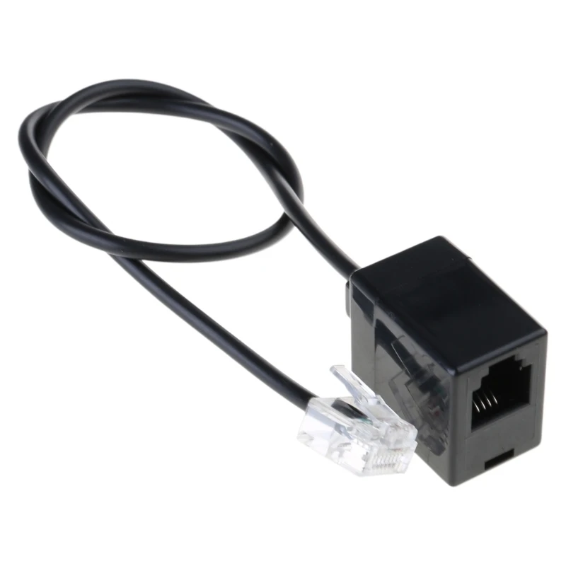 RJ11 6P4C «мама» к Ethernet RJ45 8P8C «папа» адаптер RJ45 к RJ11 Кабель-переходник H7JF