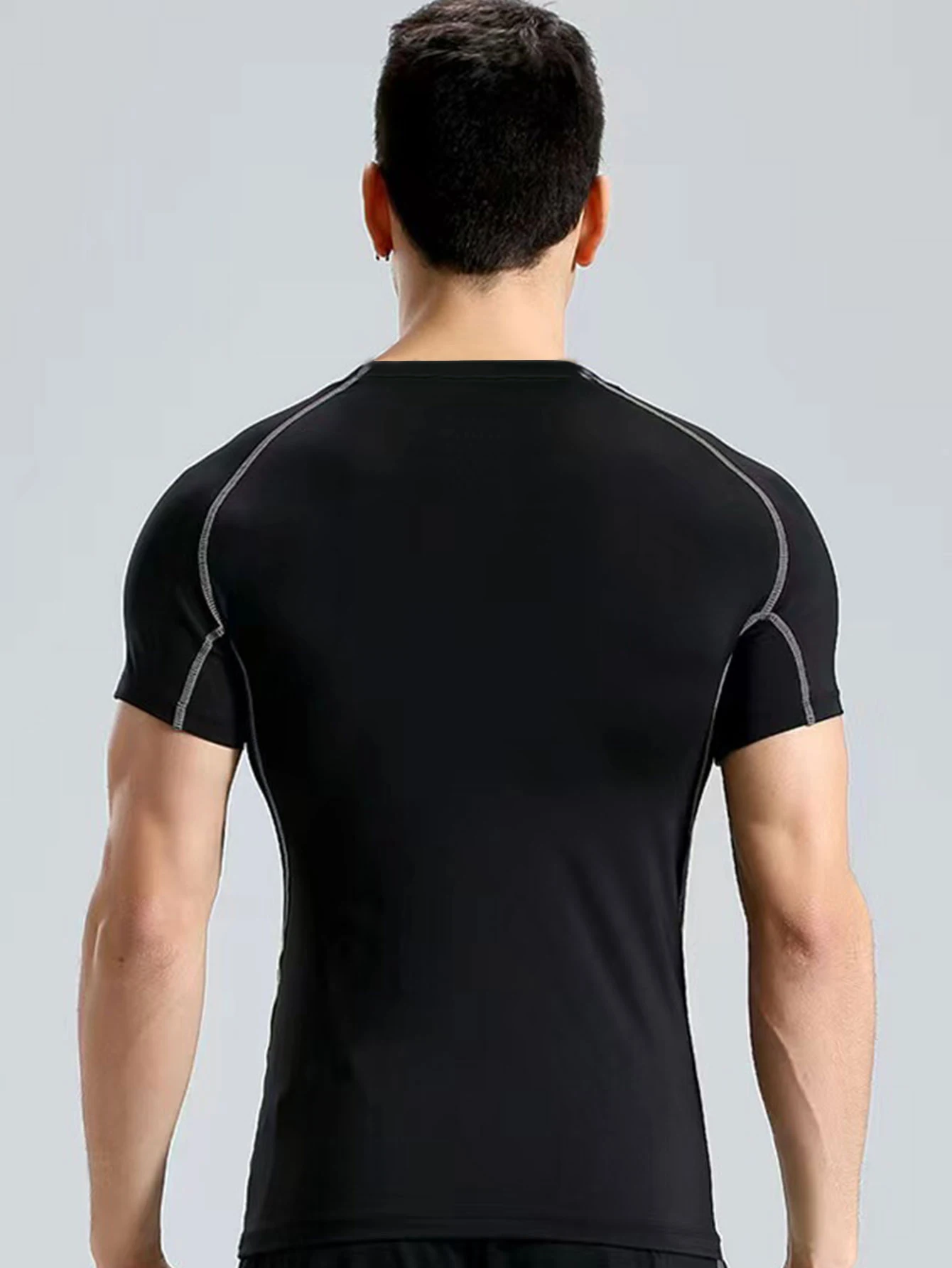 Мужская Спортивная Футболка Rashguard для фитнеса, Спортивная футболка для тренажерного зала, толстовка для бега, уличная альпинизма, тренировка на улице, высокое качество (art.: 3920c4fcfc559) - 3920c4fcfc559