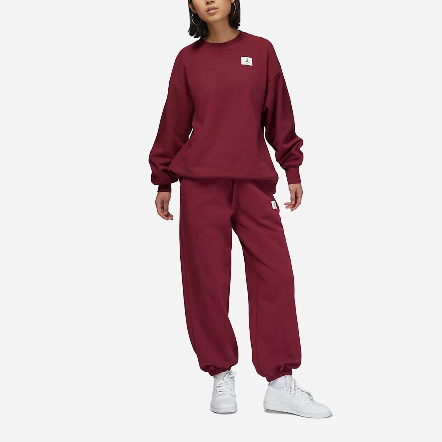 Фото Оригинальная женская повседневная толстовка с капюшоном Nike Air Jordan DQ4600-645 №3