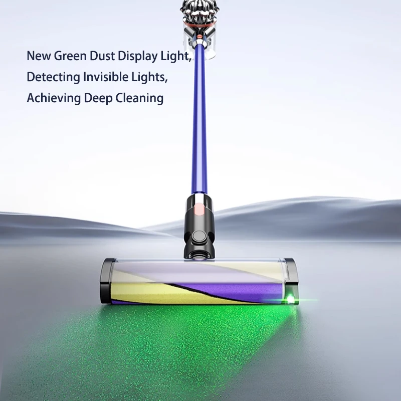 Фото Зеленая искусственная Улучшенная мягкая щетка для Dyson V6 V7 V8 V10 V11 V15 V10 Slim V12 тонкие аксессуары для пылесоса №2
