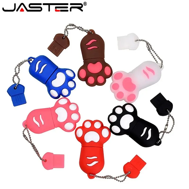 USB-флеш-накопитель JASTER в виде кота, 64 ГБ, 32 ГБ, 16 ГБ