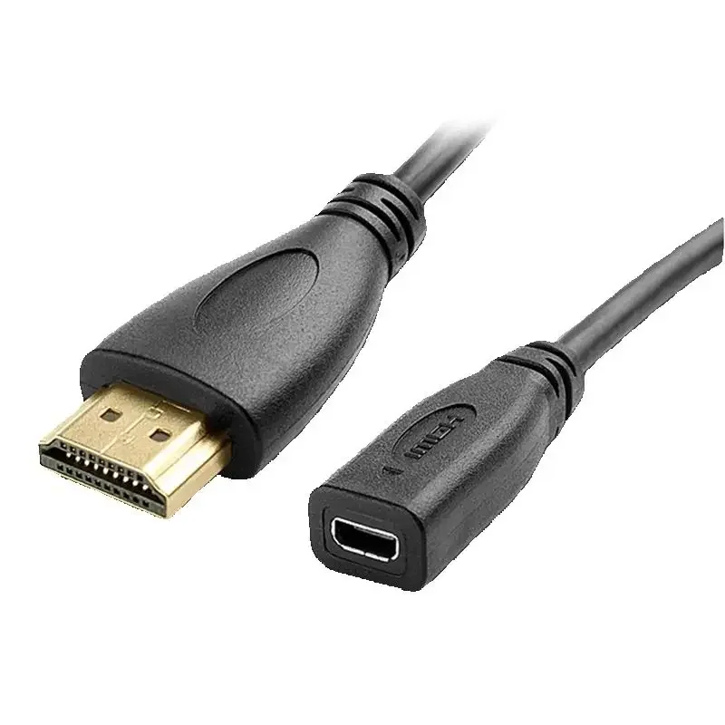 15 см Micro Mini HDMI-совместимая розетка «мама» на HDMI-совместимый штекерный адаптер 4K HDMI-кабель «папа»